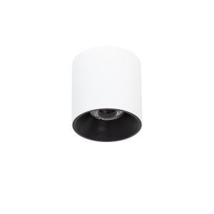 Lampa sufitowa LED biało-czarna metalowa 9,5cm CLN-6677-95-WH-BL-3K z serii ALTISMA - Lampy Italux