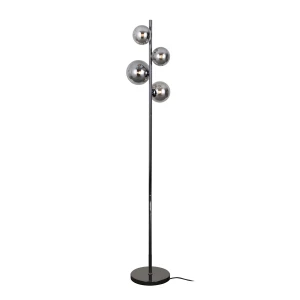 Lampa podłogowa stalowa czarna 4-punktowa FL-406007-4-BCR z serii Canello - Lampy Italux