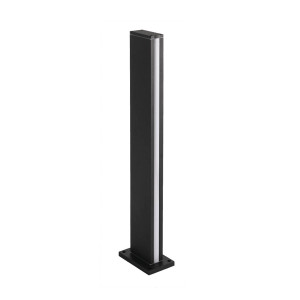 Słupek ogrodowy LED czarny metalowy 70cm OFL-7281-4K z serii Grado - Lampy Italux