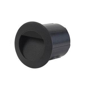 Oprawa schodowa LED czarna okrągła IP65 ONFL-1253-4K z serii PIANI - Lampy Italux
