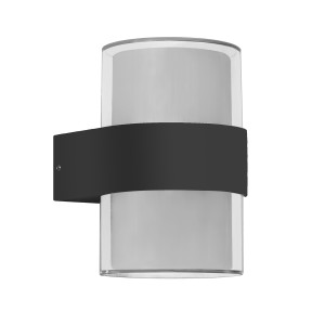 Kinkiet zewnętrzny czarny metalowy LED OWL-4625-4K z serii Marti - Lampy Italux