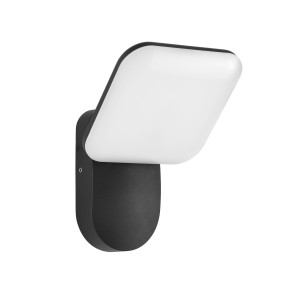 Kinkiet zewnętrzny LED czarny metalowy OWL-6206-3K z serii Nammi - Lampy Italux