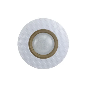 Plafon LED okrągły biało-złoty 27cm PLF-53647-S-CL z serii BUMI - Lampy Italux