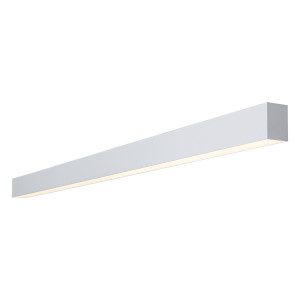 Plafon LED biały podłużny 114cm PRD-5470-114-WH-830-SF z serii TRAVERSI - Lampy Italux