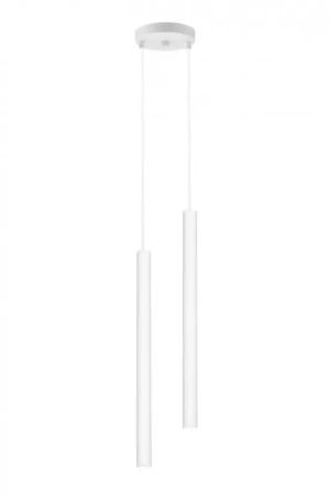 Lampa wisząca minimalistyczna ROLL 2 11176201 białe tubki - Kaspa