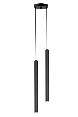 Lampa wisząca minimalistyczna ROLL 2 11178202 czarne tubki - Kaspa