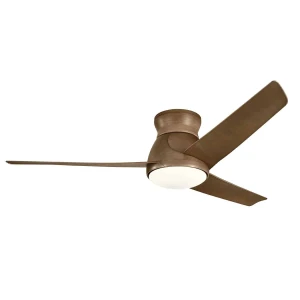 Wentylator sufitowy z oświetleniem LED brązowy 152cm KLF-ERIS-60-WN z serii ERIS - Elstead Lighting