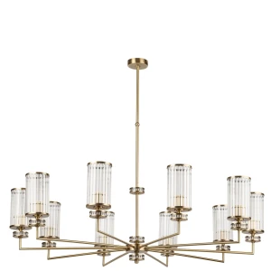 Lampa wisząca ADRIA z pięknym ryflowanym kloszem ADR-ZW-10 - Kutek