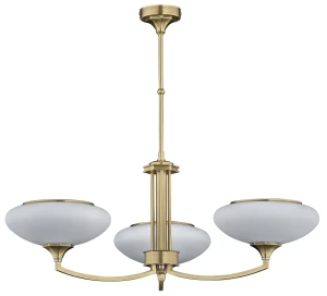 Żyrandol VINTAGE z kloszem szklanym Decor DEC-ZW-3() - Kutek