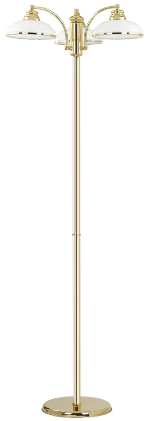 Lampa podłogowa do salonu klasyczna z 3 kloszami N N-LS-3 - Kutek