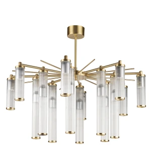 Żyrandol SALETTO designerskie ryflowane klosze SAL-PL-16() Kutek