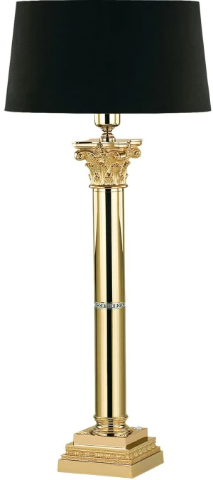 Elegancka lampa gabinetowa stołowa VERA z abażurem VER-LG-1(/A) - Kutek