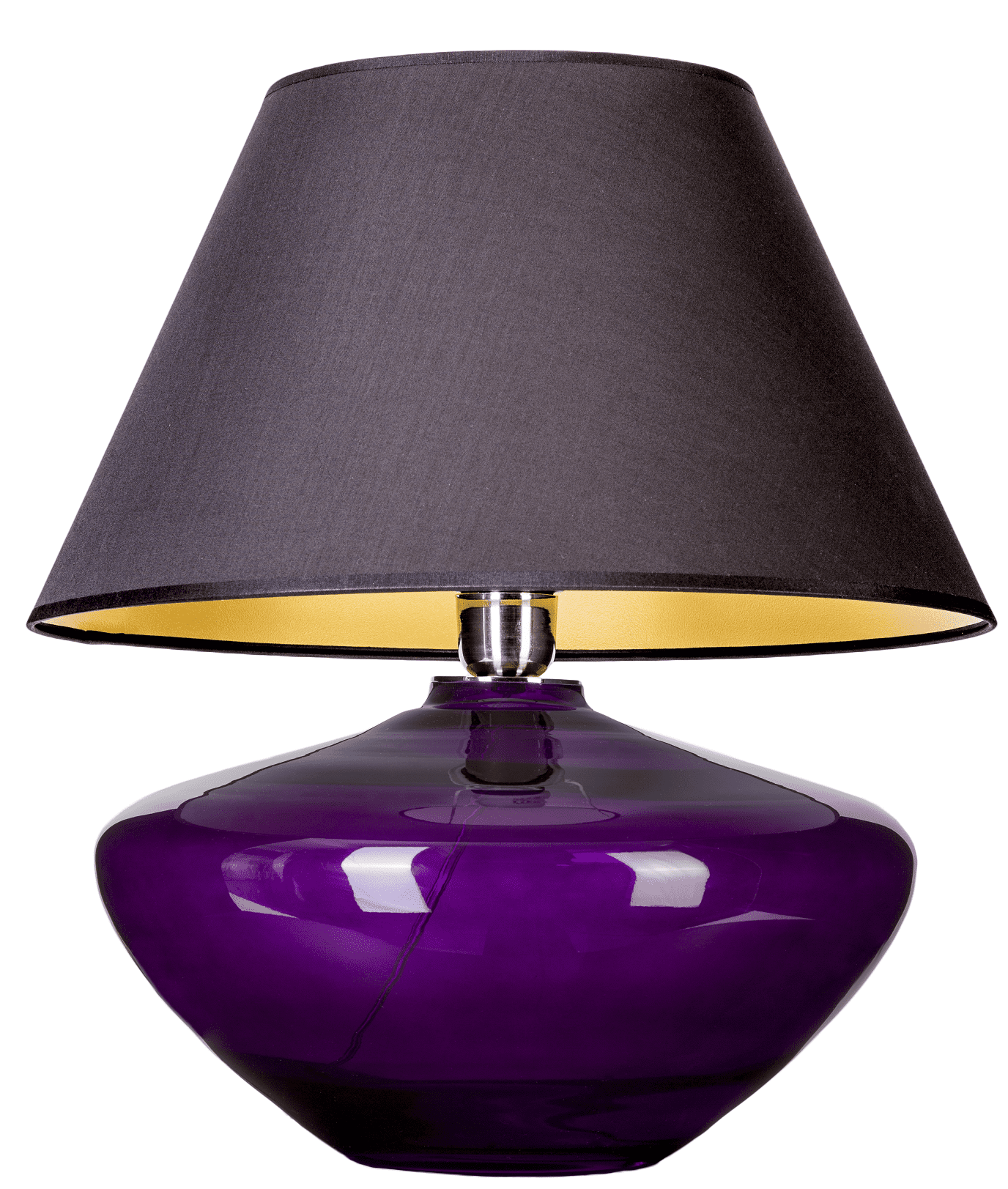 Lampa stołowa fiolet+czarny MADRID VIOLET L008711214  - 4concepts