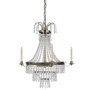 Żyrandol kryształ MARIELUND Antique/Mc 105157 - Markslojd