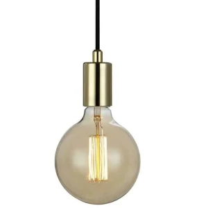 Lampa skandynawska wisząca SKY Brass/Black 106170 - Markslojd