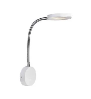 Kinkiet nowoczesny FLEX Biały/Chrom 106468 - Markslojd
