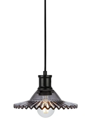 Lampa wisząca NOVIA 1L Black/Smoke 108854 - Markslojd