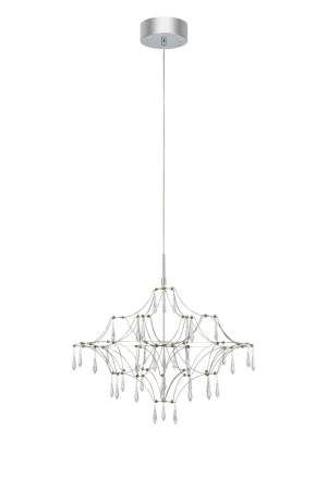 Żyrandol EFESOS 60cm Steel/Clear 108869 - Markslojd