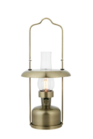 Przenośna lampa stołowa FANOS Rechargeable Antique Brass B/O 108894 - Markslojd