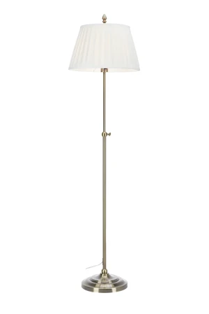 Lampa podłogowa OXFORD 1L Offwhite/Antique  Brass 108972 - Markslojd