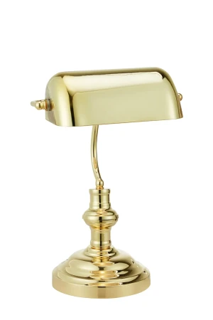 Lampa stołowa BANKERS 42cm 1L Brass 108977 - Markslojd