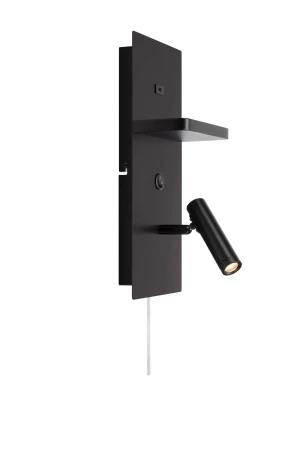 Kinkiet CARICA 1L LED Black 109018 - Markslojd