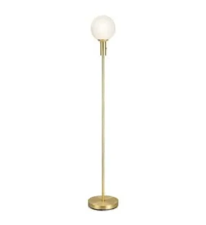 Lampa podłogowa MINNA floor bru.brass/white 106867 - Markslojd