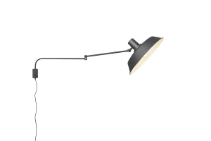 Kinkiet loft czarny oryginalny BOLDER 200300132 - Trio