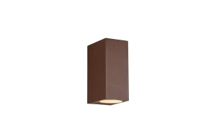 Kinkiet zewnętrzny ROYA IP44 góra-dół rdzawy corten ROYA 204269224 - Trio