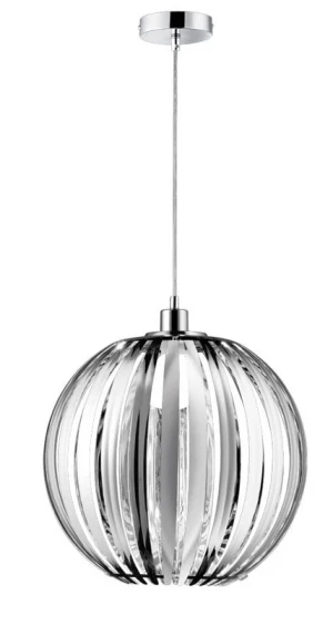 Lampa wisząca chromowane akrylowe pręty 40cm  nowoczesna ZUCCA 304100106 - Trio