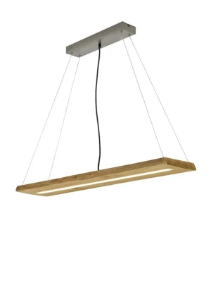 Lampa wisząca nowoczesna drewniana 3-step DIM LED 27W 3000K BRAD 323710130 - Trio