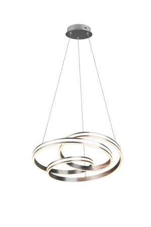Lampa wisząca nikiel mat RING YARA LED 60W 3-step DIM RING YARA 326210107 - Trio