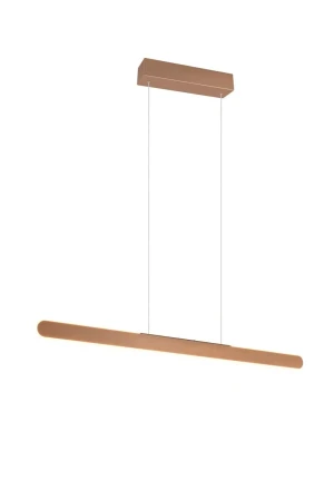 Lampa wisząca nad stół kolor kawowy regulowana LED CCT + DIM HELIOS 343310165 - Trio