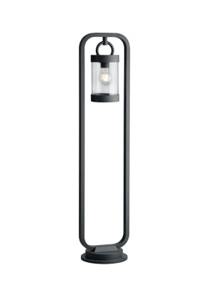 Słupek ogrodowy  latarenka czarna IP44 SAMBESI 404160142 - Trio