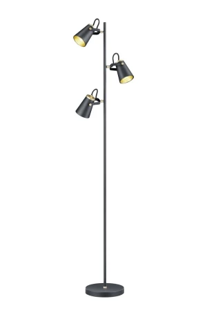 Lampa podłogowa na 3 reflektory nowoczesna do salonu EDWARD 408800332 - Trio