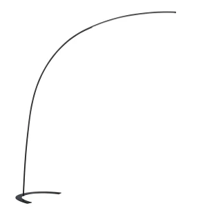 Lampa podłogowa łukowa wielka SHANGHAI czarna LED 18W 3000K + ściemnianie SHANGHAI 427511802 - Trio