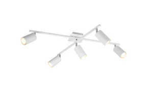 Lampa sufitowa do kuchni biała reflektory MARLEY 612400501 - Trio