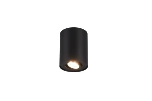 Lampa sufitowa czarna tubka ruchoma  COOKIE 612900132 - Trio