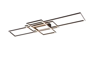 Lampa sufitowa na pilota czarny mat LED CCT+DIM 60W 3000-6500K designerska IRVINE IRVINE IRVINE 620010442 - Trio