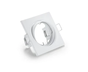 Lampa wpuszczana kwadratowa biała JURA 650000131 - Trio