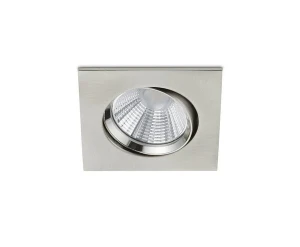 Oprawa wpuszczana do zabudowy LED 5,5W 3000K IP23 nikiel kwadratowa PAMIR PAMIR 650410107 - Trio
