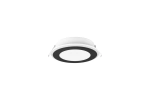 Lampa wpuszczana okrągła światło akcentujące + główne 2 włączniki 3000K 10W AURA 652410132 - Trio
