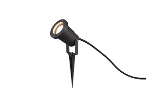 Reflektor z klinem ziemnym GU10 IP65 Antracyt UBANGI 800260142 - Trio