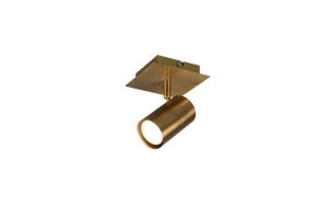 Reflektor sufitowy mosiądz mat GU10 MARLEY 802400104 - Trio