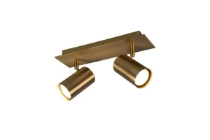 Reflektor sufitowy mosiądz mat 2xGU10 MARLEY 802400204 - Trio