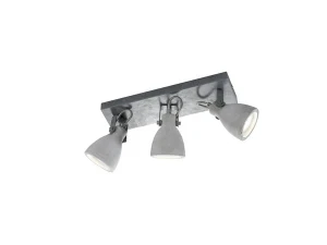 Reflektor sufitowy beton 3 płomienny CONCRETE 802500378 - Trio