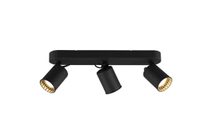 Reflektor sufitowy czarny mat 3xGU10 PAGO 803500332 - Trio