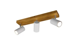 Reflektor sufitowy drewno metal 3xGU10 MARLEY 812400331 - Trio