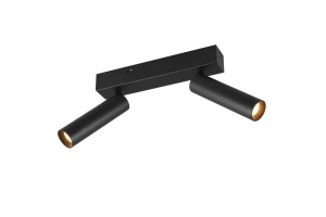 Reflektor minimalistyczny czarna listwa 2 reflektory AMBALA 849210232 - Trio