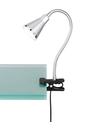 Lampa biurkowa na klips srebrna ARRAS R22711187 - RL